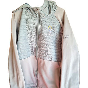 Superbowl Champs Los Ángeles Rams NFL Cutter And Buck Full Zip Men’s Jacket LVI